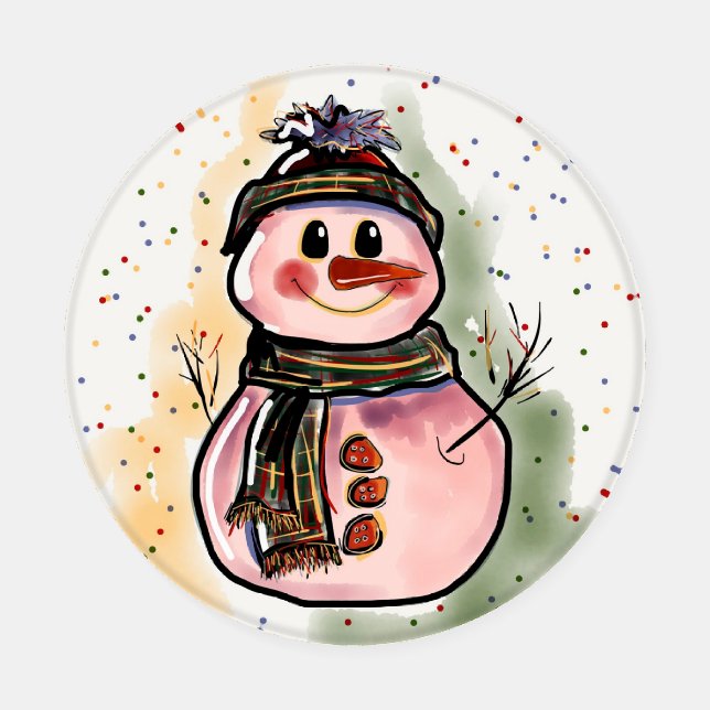 Christmas Snowman Coasters (Single)