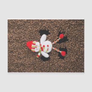 Christmas snowman decoration tissue paper