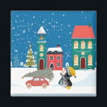 Christmas Snowman  Design   Magnet<br><div class="desc">Christmas Snowman Design</div>