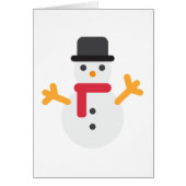 christmas snowman emoji (Front)