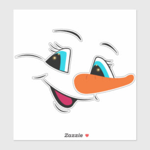 Christmas Snowman Face Personalized Cute Holiday Sticker