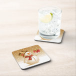 Christmas Snowman Gold Coasters (set of 4)<br><div class="desc">Christmas Snowman Gold Coasters (set of 4)</div>