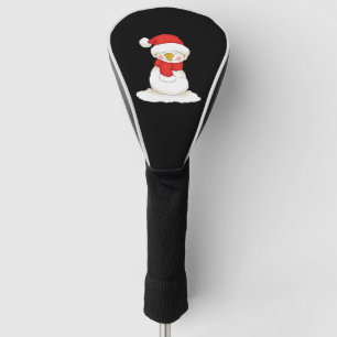 christmas snowman golf head cover