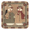 Christmas Snowman Holiday cartoon sticker