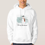 Christmas Snowman Hoodie<br><div class="desc">This Winter Snowman wishes a Merry Christmas to one and all!</div>