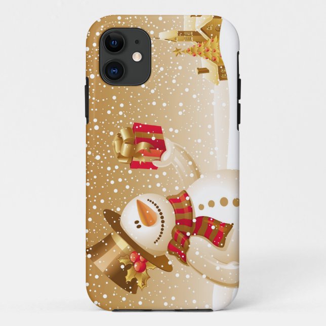 Christmas Snowman iPhone 5 Cover (Back)