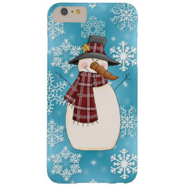 Christmas Snowman iPhone 6 plus barely there case