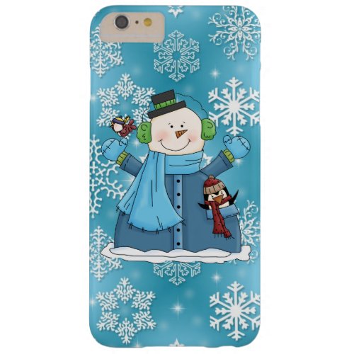 Christmas Snowman iPhone 6 plus barely there case