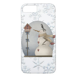 Christmas Snowman iPhone 7 barely there case