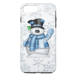 Christmas Snowman iPhone 7 plus tough case