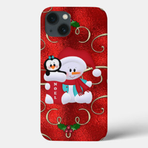 Christmas Snowman iPhone tough Xtreme case