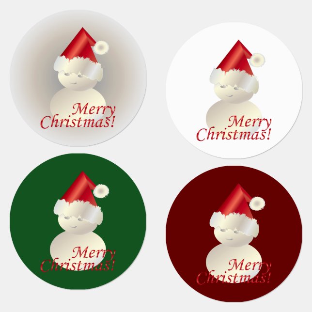 Christmas Snowman Kids' Labels (Group)