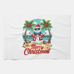 christmas Snowman Kitchen Towel