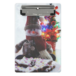 CHRISTMAS SNOWMAN MINI CLIPBOARD