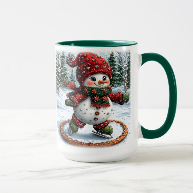 Christmas Snowman Mug (Right)