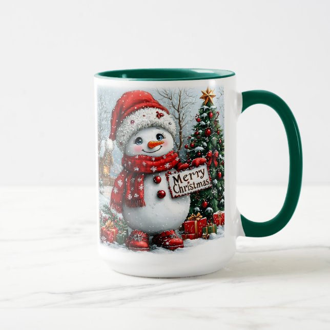 Christmas Snowman Mug (Right)