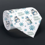 Christmas Snowman  Neck Tie<br><div class="desc">Christmas Snowman neck tie</div>