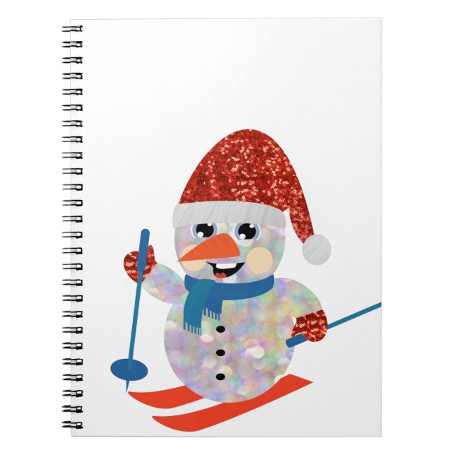 christmas snowman notebook (Front)