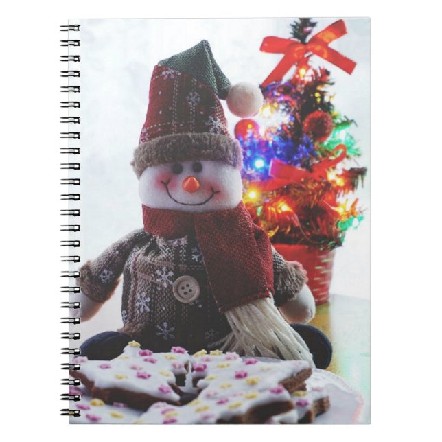 CHRISTMAS SNOWMAN  NOTEBOOK (Front)