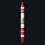 Christmas snowman pen<br><div class="desc">Cute snowman with `Christmas tree</div>