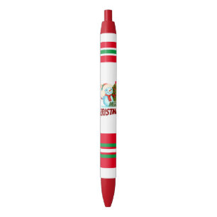 Christmas snowman pen