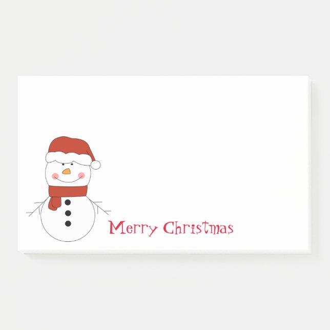 Christmas Snowman Post-it-Notes Post-it Notes (Front)