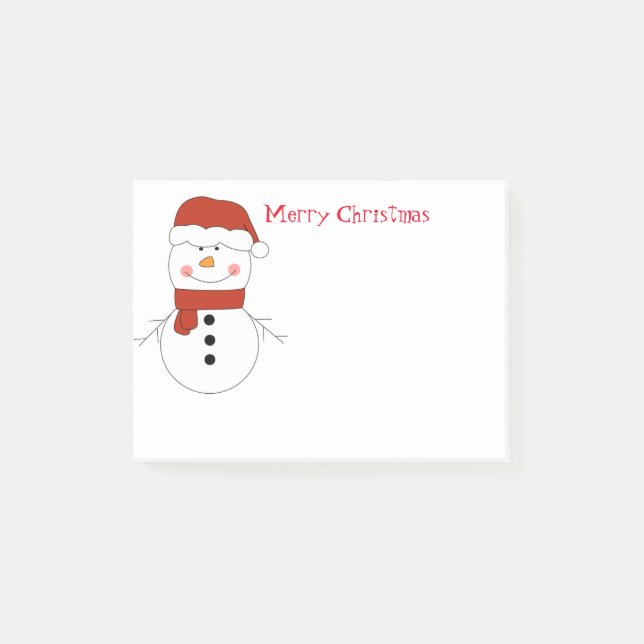 Christmas Snowman Post-it-Notes Post-it Notes (Front)