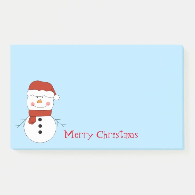 Christmas Snowman Post-it-Notes Post-it Notes (Front)