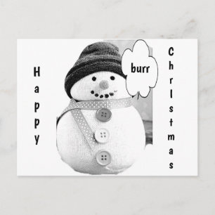 **CHRISTMAS SNOWMAN** POSTCARD FOR EVERYONE