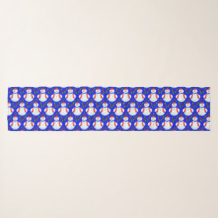 christmas snowman scarf