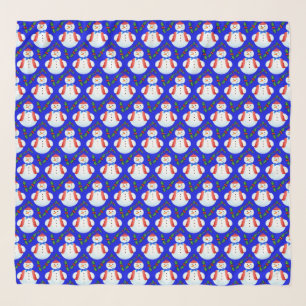 christmas snowman scarf