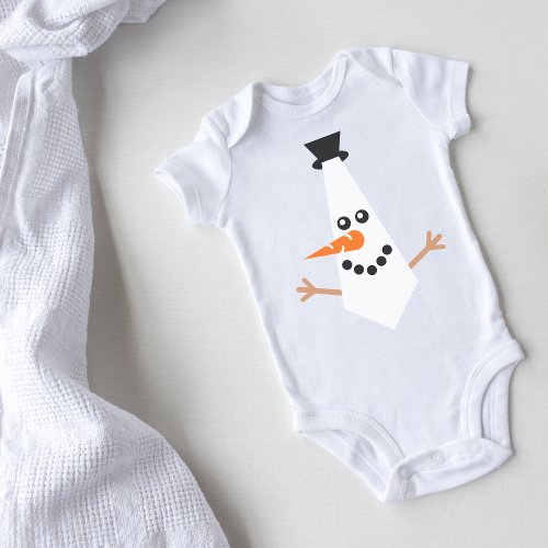 Christmas Snowman Shirt for Babies 0_24 Months