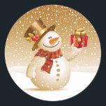 Christmas Snowman Stickers<br><div class="desc"></div>