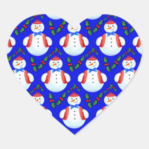 christmas snowman stickers