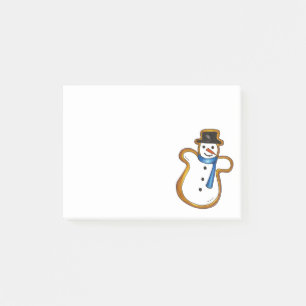 Christmas Snowman Sugar Cookie Holiday Hanukkah Post-it Notes
