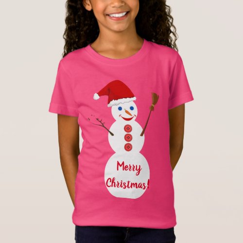 Christmas Snowman T_Shirt