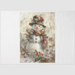 Christmas Snowman Tissue Paper<br><div class="desc">Christmas Snowman</div>