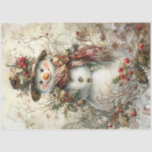 Christmas Snowman Tissue Paper<br><div class="desc">Christmas Snowman</div>