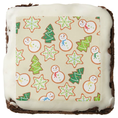 Christmas Snowman Tree And Star Brownie