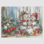 Christmas Snowman Vintage Watercolor Decoupage  Tissue Paper<br><div class="desc">Whimsical Vintage Watercolor Decoupage Christmas Snowman Tissue Paper sheets for crafting,  furniture decoupage & gift wrapping.
Thank you for shopping in my store!
All My Love, 
Fluid,  Digital,  Dotted & Graphic Arts</div>
