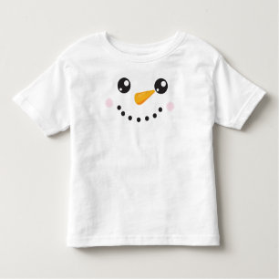 Christmas Snowman, White Snowman, Carrot Nose Toddler T-shirt