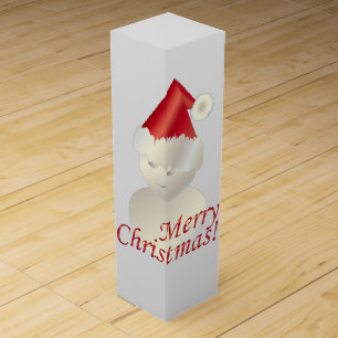 Christmas Snowman Wine Box