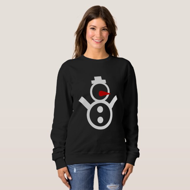 Christmas Snowman Winter Festive Hoodie - Xmas (Front Full)