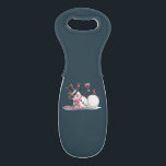 Christmas Snowman With Wine Gift Xmas Drinking Bag<br><div class="desc">Christmas Snowman With Wine Gift Holiday</div>