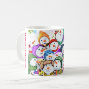 Christmas Snowmans Coffee Mug