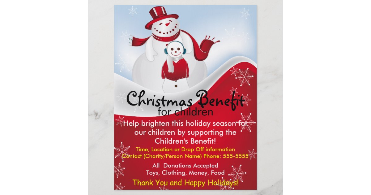 donation flyers