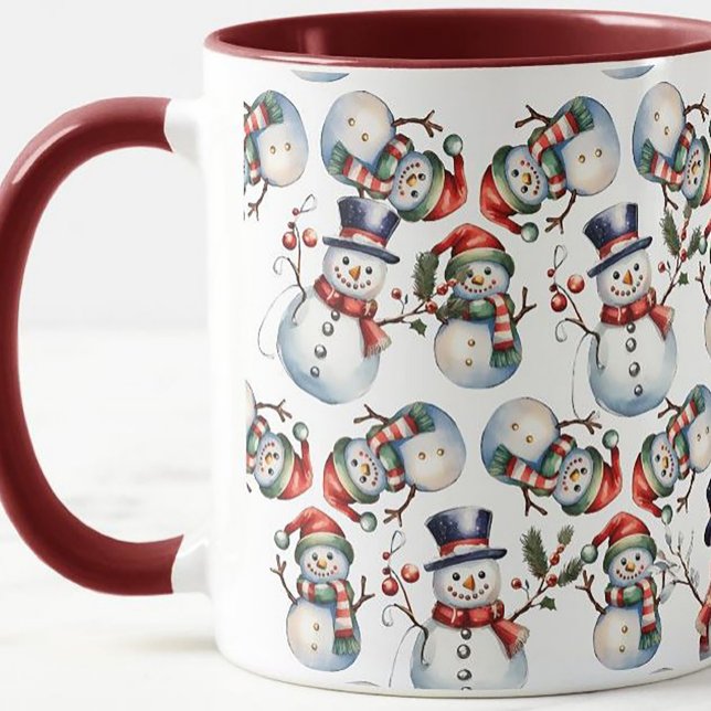Christmas Snowmen Mug (Creator Uploaded)