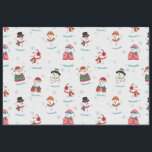 Christmas Snowmen Snowman Pattern Tissue Paper<br><div class="desc">Christmas Snowmen Snowman Pattern</div>