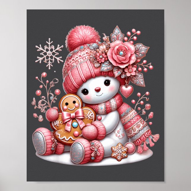 Christmas Snowperson  Poster (Front)