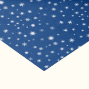 Christmas Snowy Blue Tissue Paper